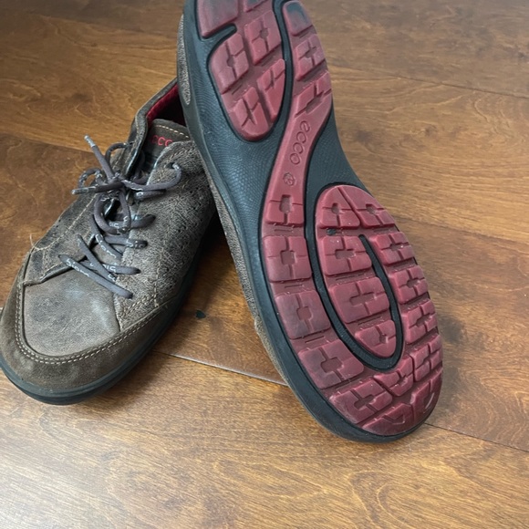 Ecco Men's Brown Leather Shoes - Picture 5 of 6